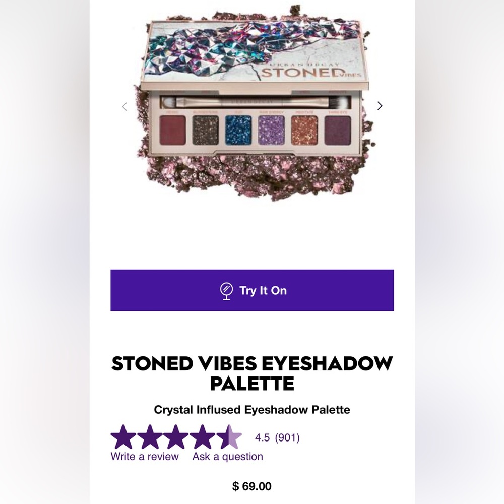 Urban Decay Stoned Vibes Eyeshadow Pallette